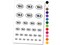 13.1 Half Marathon Runner Temporary Tattoo Water Resistant Fake Body Art Set Collection